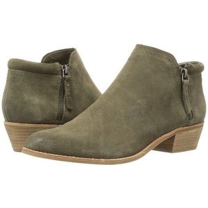 Steve Madden Olive Suede TOBII booties